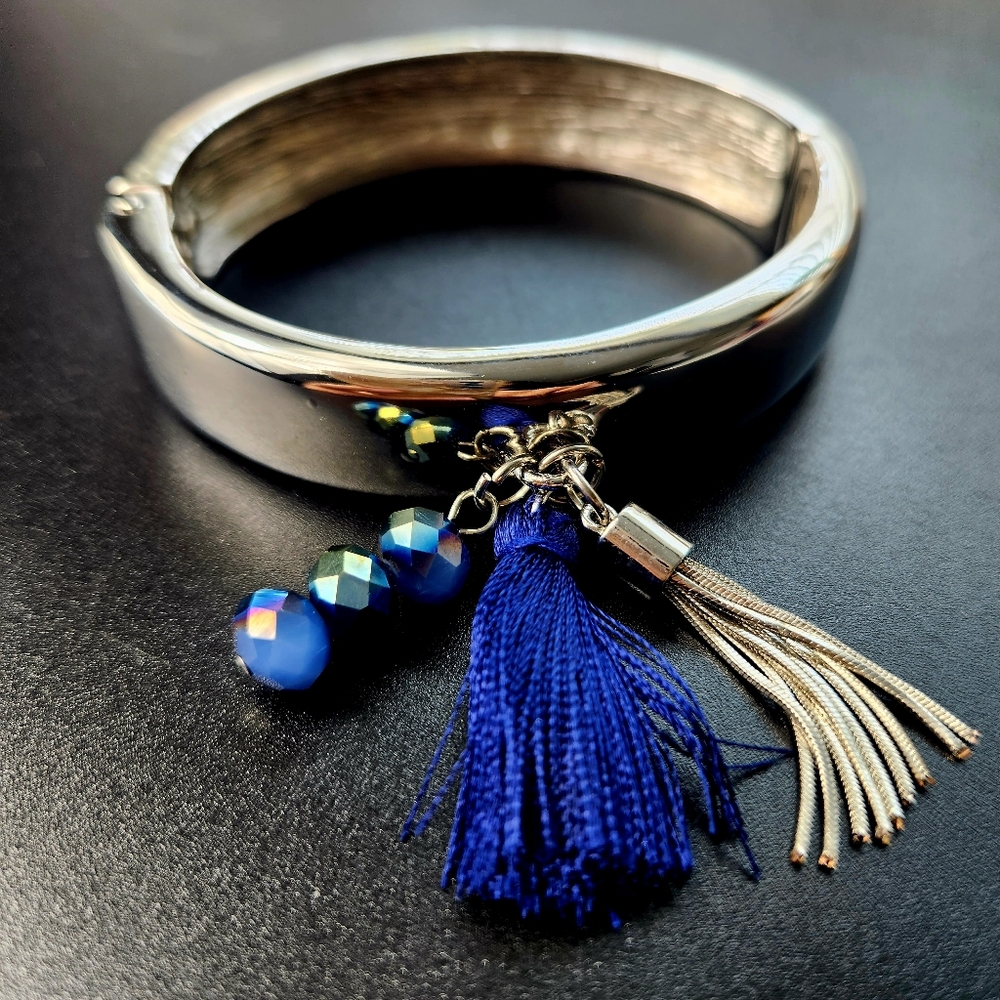 g by Gennaro Cuff Tassel Bracelet